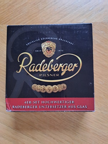 4er set radeberger untersetzer - 4er,