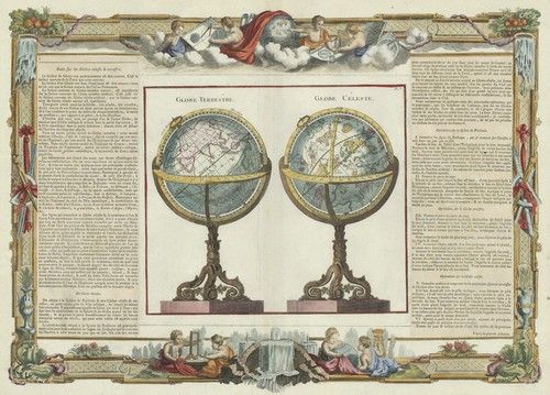 Antike landkarte globe - antike,