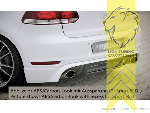 Rieger heckansatz heckspoiler - heckansatz,