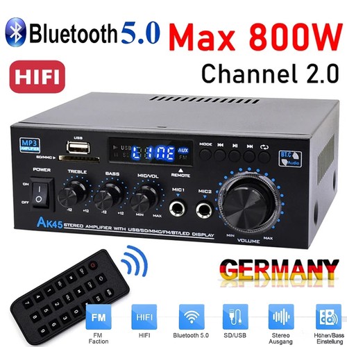 Hifi verstärker mit bluetooth - verstärker,