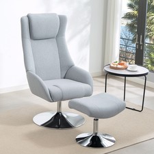 Homcom relaxsessel mit hocker - homcom,