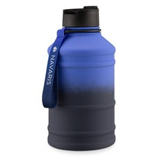 2,2 Liter Trinkflasche XXL Flasche Sport Wasserflasche Edelstahl einwandig