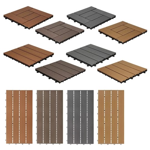 Wpc terrassenfliesen 30x30 - wpc,