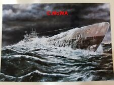 Postkarte (U-995 im Sturm)