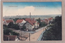 Ansichtskarte Hadmersleben (Oschersleben) - Partie am Magdeburger Tor - 1917