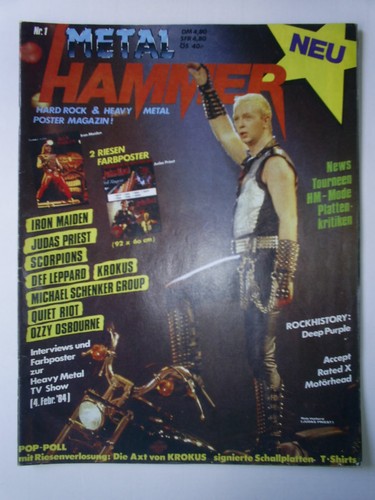 Metal hammer 1984 - hammer, judas
