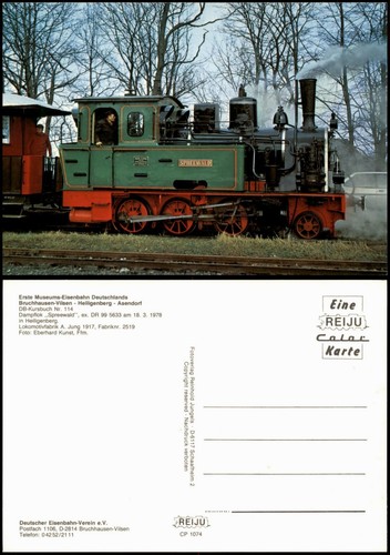 Ansichtskarte dampflokomotive - ansichtskarte,