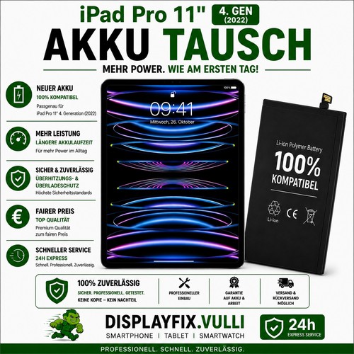 Ipad pro gen - pro, akku