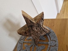Holzstern, Stern aus Eiche, Weihnachtsstern, Holzdeko, Dekoration