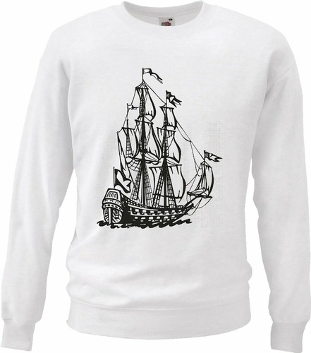 Sweatshirt segelboot - sweatshirt,