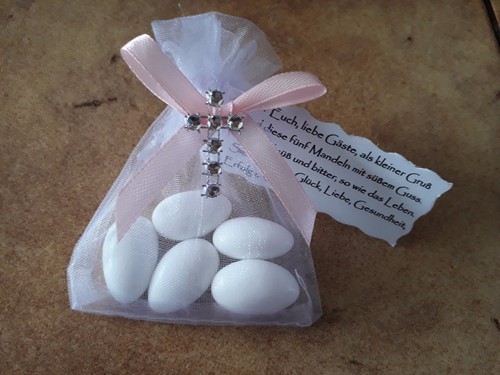 Mandeln gastgeschenke taufe - gastgeschenke,