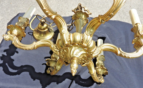 Lüster bronze antik - /,
