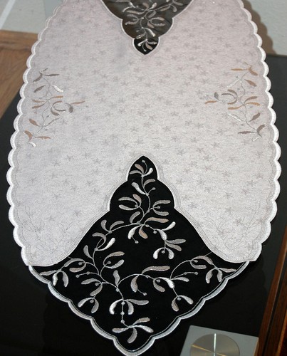 Tischläufer weihnachten oval - tischläufer,