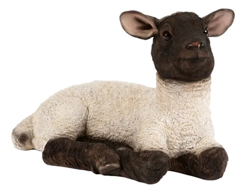 Suffolk lamm ornament liegend - lamm,