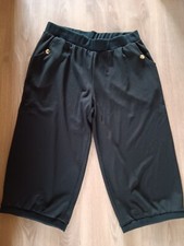 Culotte Hose 3/4 lang, schwarz, bpc, Viskose/Polyester, Größe 48/50 neu