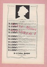 BIELEFELD, Werbung 1906 Dr. A