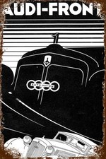 Blechschild AUDI FRONT 30 x 20