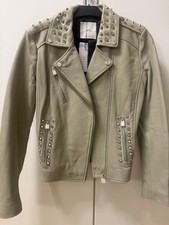 Mango lederjacke damen nieten - mango,