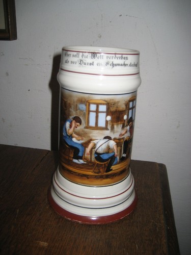 Porzellan zunft krug schuster - zunft,