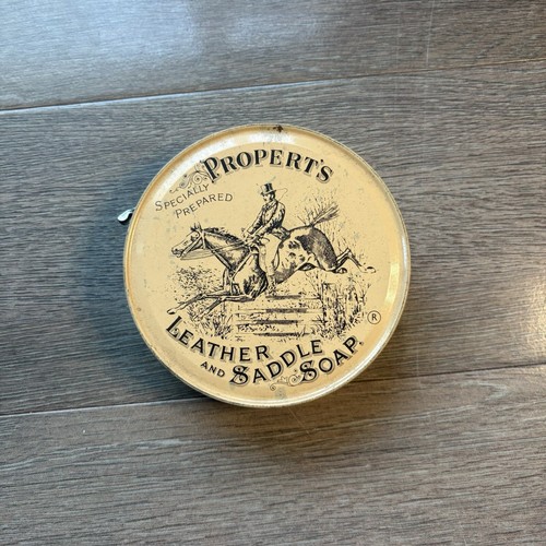 Vintage seifendose aus leder - seifendose,