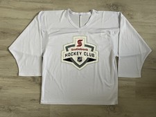 NHL Eishockey Trainings Trikot Practice Scotiabank Jersey Calgary Camp Weiß