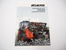 Atlas 42E Radlader Prospekt mit technischen Daten 1996