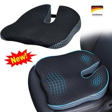 Memory-Schaum Autositzkissen für Fahrkeil Fahrer Sitzerhöhung Bürostuhl Auflage