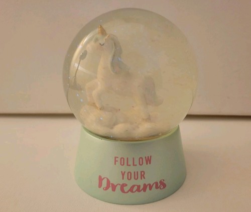 Süße einhorn schneekugel - einhorn,