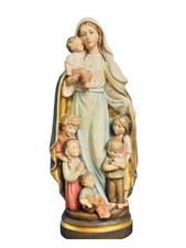 Schutzmantelmadonna holzfigur - schutzmantelmadonna,