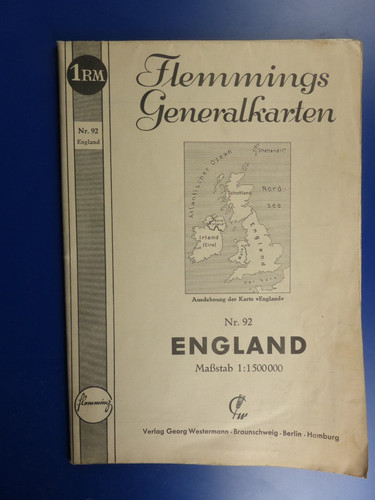 Flemmings generalkarte england - generalkarte,