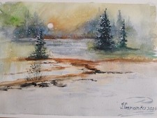 Aquarell bild - aquarell,