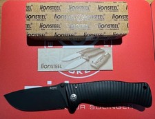 Lionsteel Maniago Italy SR1 Alu  /  SR-1 Alu schwarz - Moletta - D2 