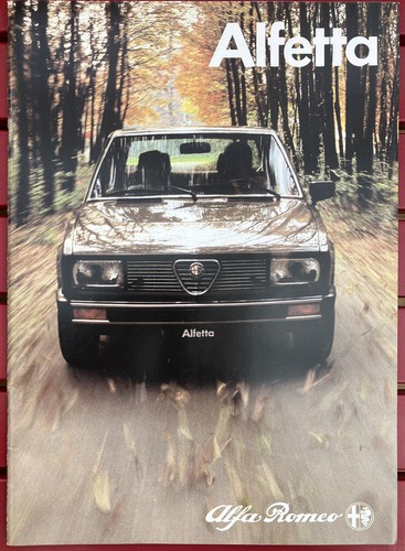 Alfa romeo prospekt - prospekt, frühe