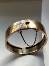 Jugendstil Armreif, Armband, Klapp-Armspange, um 1900, Gold Doublé