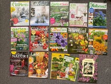 12 x Gartenzeitschriften 2015 - 2023 Mein schöner Garten spaß Landlust Wohn Idee