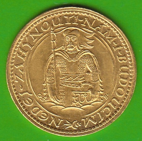 Münze gold tschechoslowakei - gold,