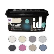 Glitterfarbe 2 Liter Paillett Glitzereffekt für Wände id Creative Colors