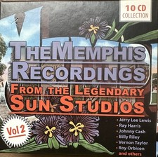 THE MEMPHIS RECORDINGS - VOL  2 - 10 CD‘S - FROM THE LEGENDARY SUN STUDIOS ⭐️TOP