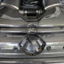 Audi RS6 RS7 - C8 4K MATTE carbon bonnet lever / MATT Carbon Motorhauben Hebel