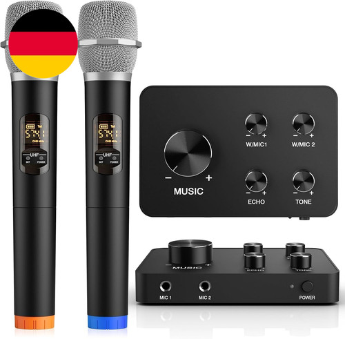 Mikrofon kabellos set uhf - set, –