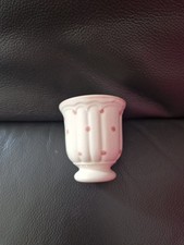 Eierbecher rosa Punkte  englische Keramik Vintage 
