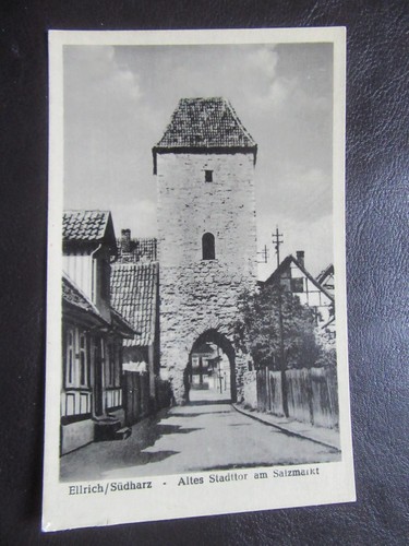 Ellrich altes stadttor am - ak, ellrich,altes