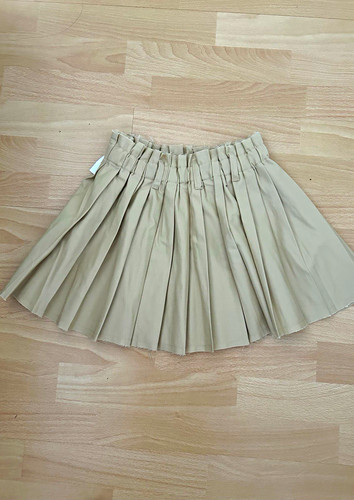 Damen faltenrock beige - h&m,
