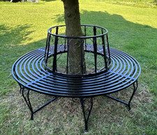 Runde Baumbank Outdoor Garten