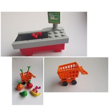 Lego® Kassenband Kasse Einkaufswagen Supermarkt Hofladen Obst friends City Neu