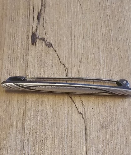 800 silber brosche stabbrosche - 800,