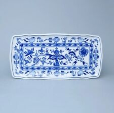 Zwiebelmuster Original Bohemia Sandwichplatte 33 x 16 cm Porzellan Karlsbader CZ