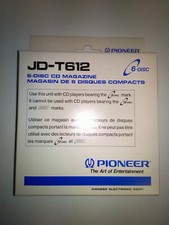 Pioneer t612 disc cd - pioneer, 6-disc
