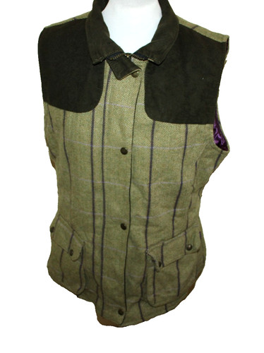 Damen tweed weste - damen, gr