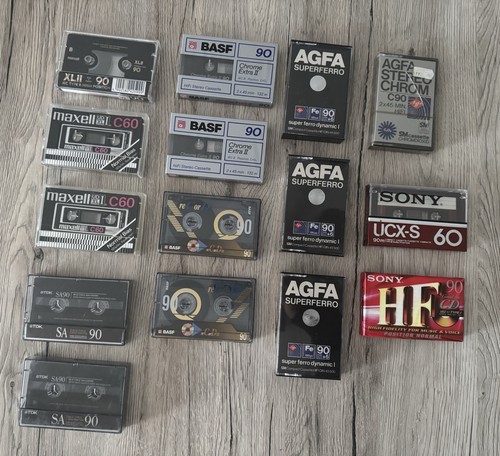 15x audio kassetten - audio, konvolut